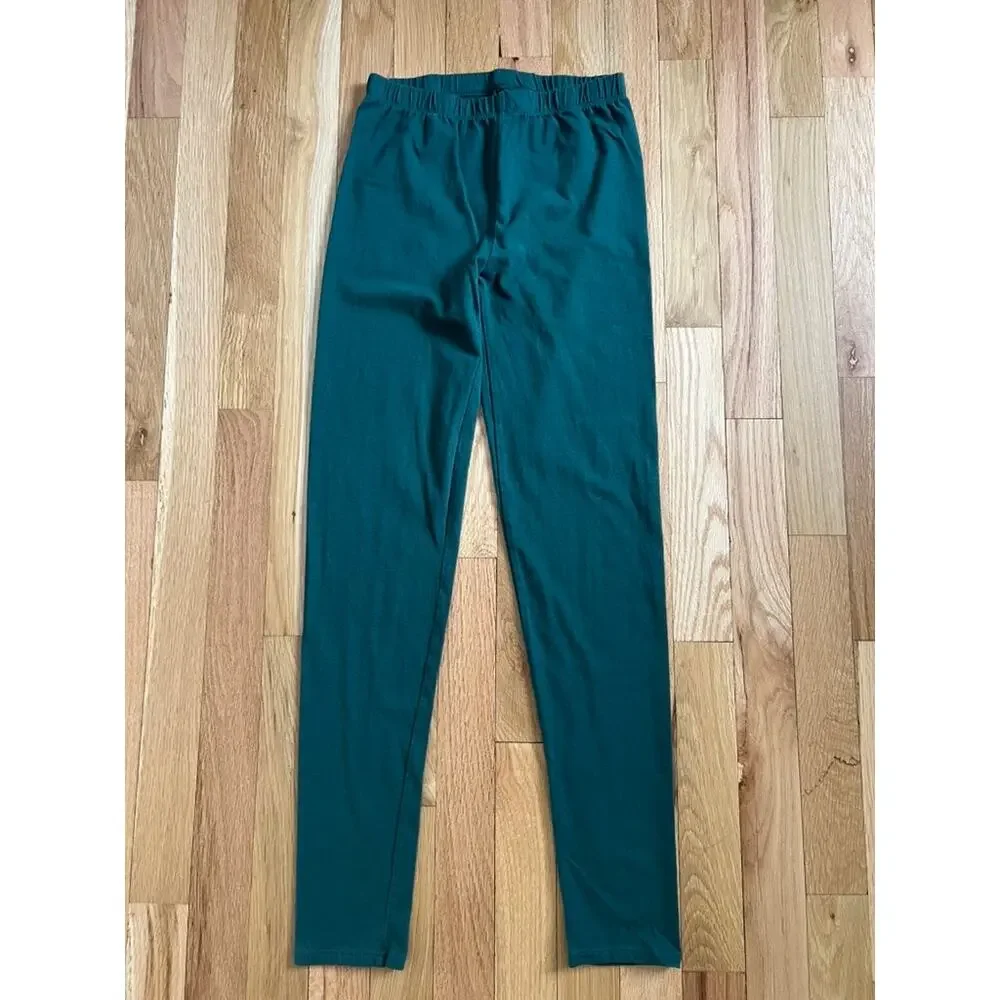 Gap Forest Green Organic Cotton Leggings (size XXL 14-16)